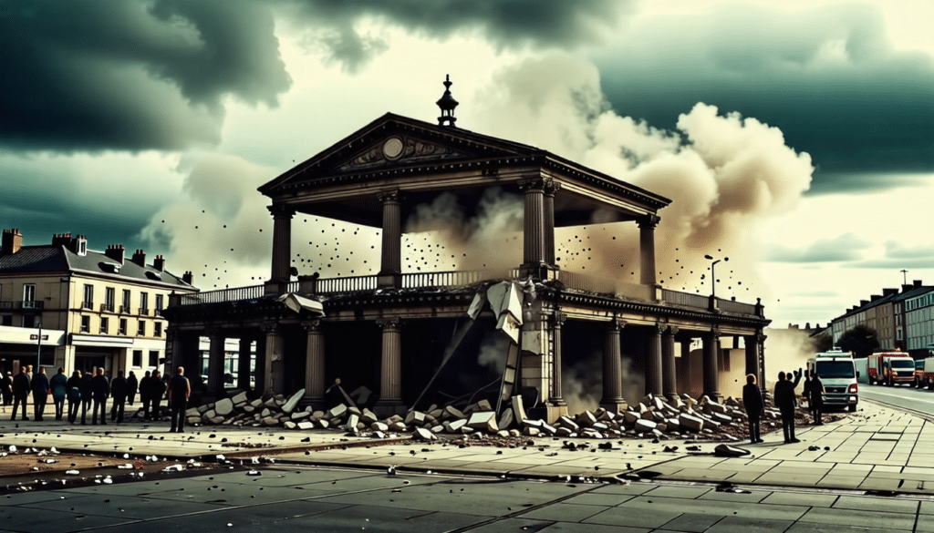 découvrez les détails troublants de l'effondrement mystérieux d'un pavillon à boulogne, où la dalle du rez-de-chaussée a été le point de départ d'une scène choquante. quelles en sont les causes et conséquences ?