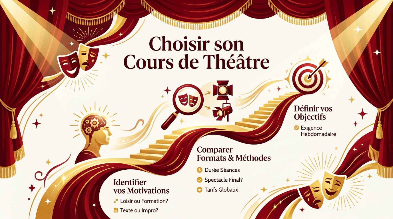 Élèves en pleine répétition dans un cours de théâtre à Boulogne-Billancourt