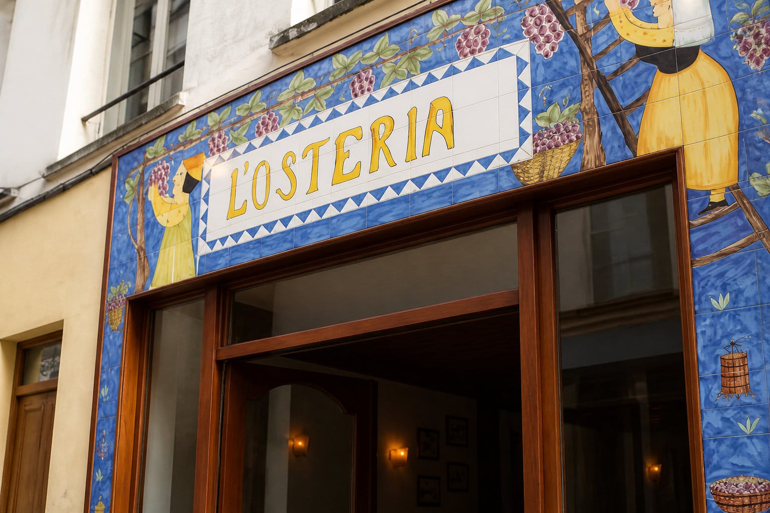 L'Osteria : l'authenticité d'une trattoria traditionnelle près de la Mairie